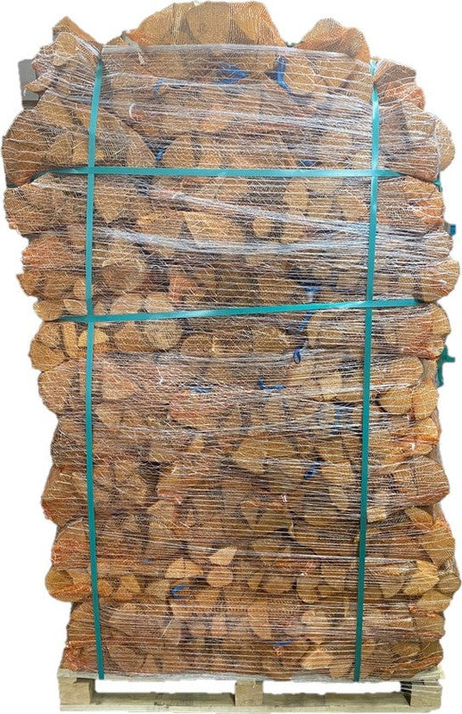 Palette de Bois de Chauffage – 104 Sacs de 22L – Mélange de Bois Tendres
