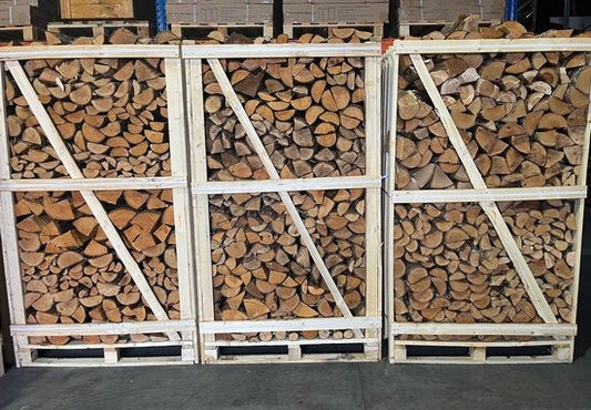 Bois de chauffage sec 1,8 m³ – Chêne, Aulne, Bouleau