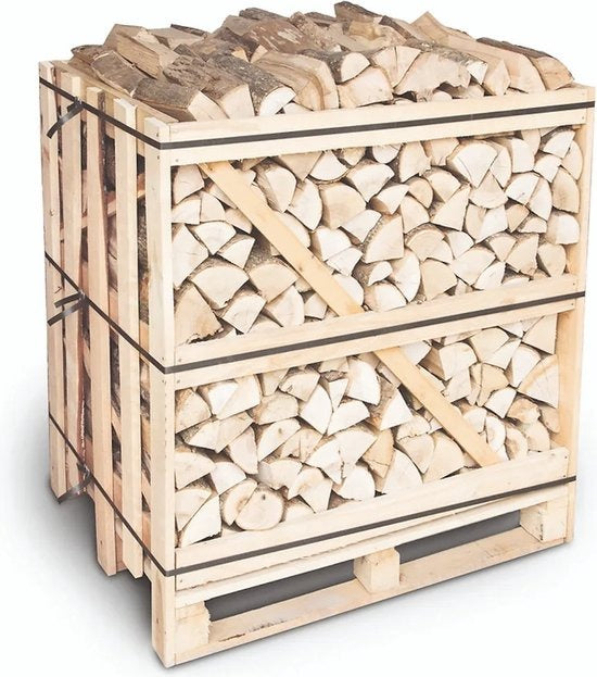 Bois de Chauffage Chêne Séché au Four – Demi-Palette 1 m³