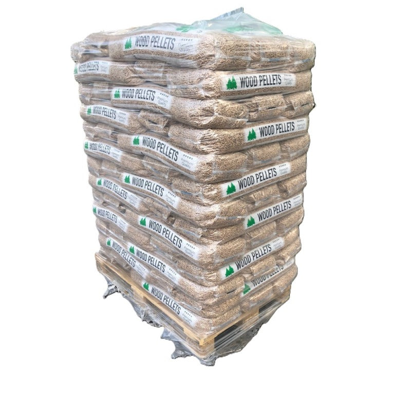 Palette 65 Sacs Pellets Résineux 15 kg – 975 kg – DIN+ – 100 % Naturels