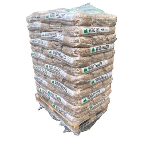 Palette 65 Sacs Pellets Résineux 15 kg – 975 kg – DIN+ – 100 % Naturels